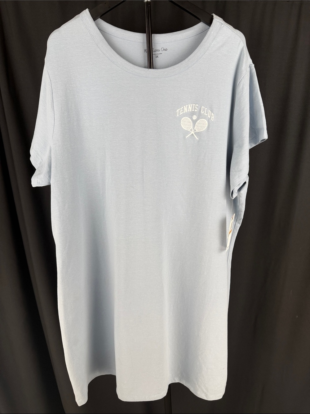 Rebellious One Pale Blue Shirt Dress